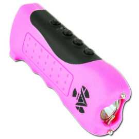 Taser femme PINKY : Shocker 4.500.000 Volts + Alarme + lampe torche
