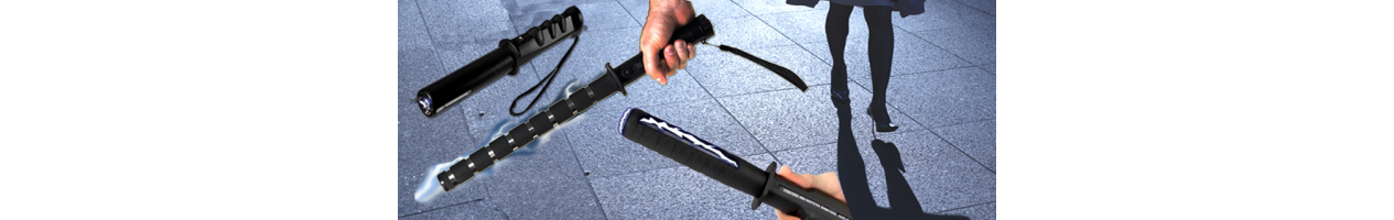 Matraque électrique pour particuliers et professionnels de la sécurité